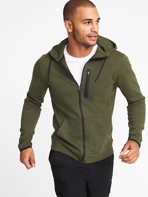 Image number 4 showing, Go-Dry Zip-Front Performance Hoodie for Men
