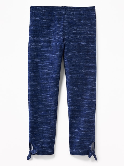View large product image 1 of 1. Cropped Tie-Hem Leggings for Girls