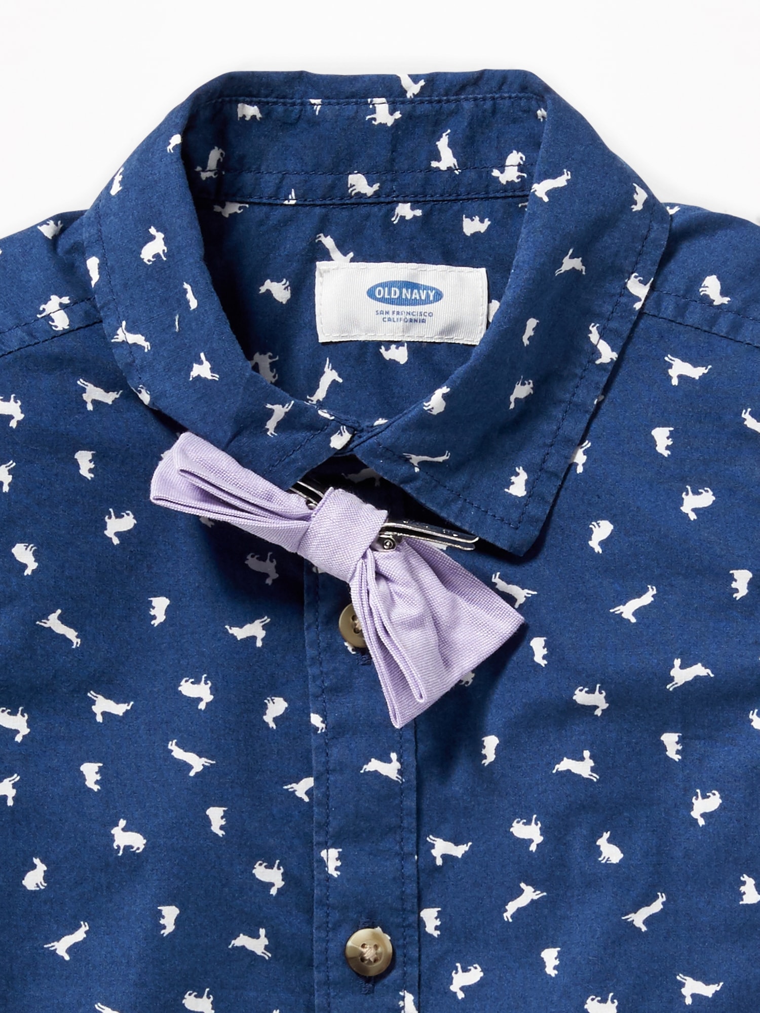 BuiltIn Flex Bunny Shirt & BowTie Set for Toddler Boys Old Navy