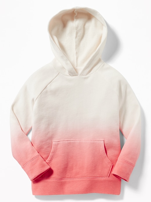 View large product image 1 of 2. Dip-Dye Ombré Pullover Hoodie for Girls
