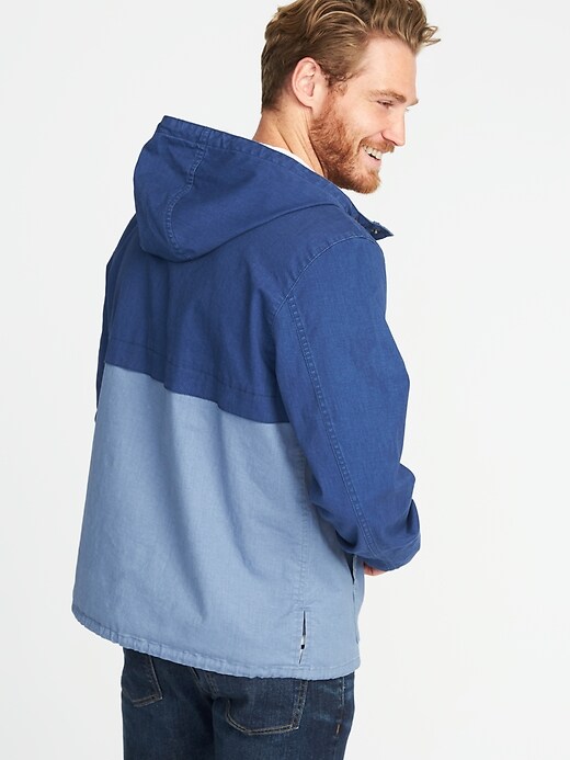 Image number 2 showing, Color-Blocked Built-In Flex Pullover Jacket