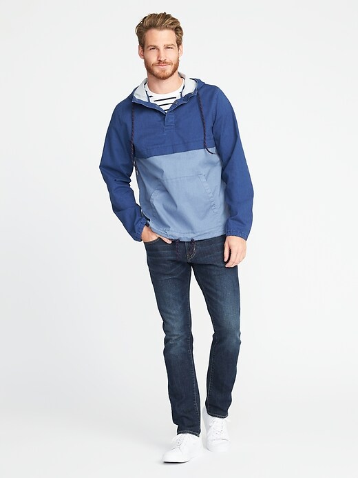 Image number 3 showing, Color-Blocked Built-In Flex Pullover Jacket