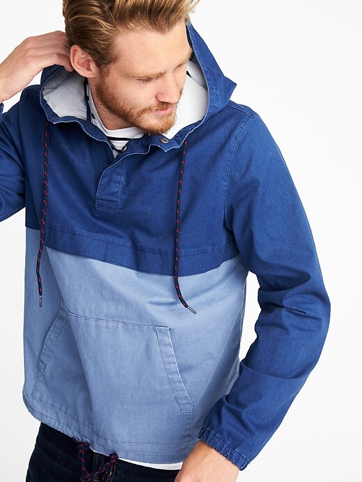 Image number 4 showing, Color-Blocked Built-In Flex Pullover Jacket