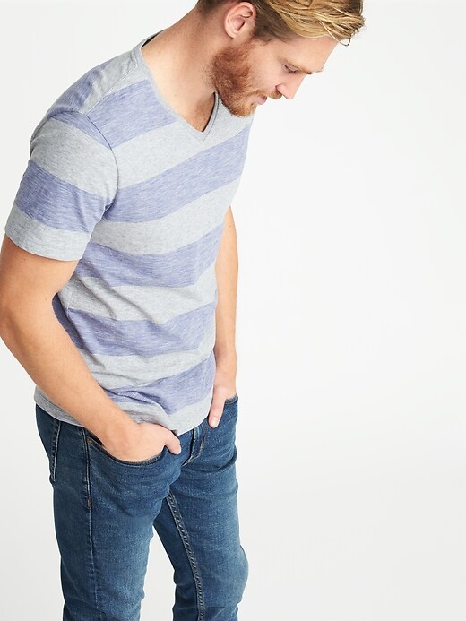 Image number 4 showing, Soft-Washed Perfect-Fit V-Neck Tee