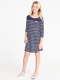 View large product image 3 of 3. Fit & Flare Jersey Dress for Girls