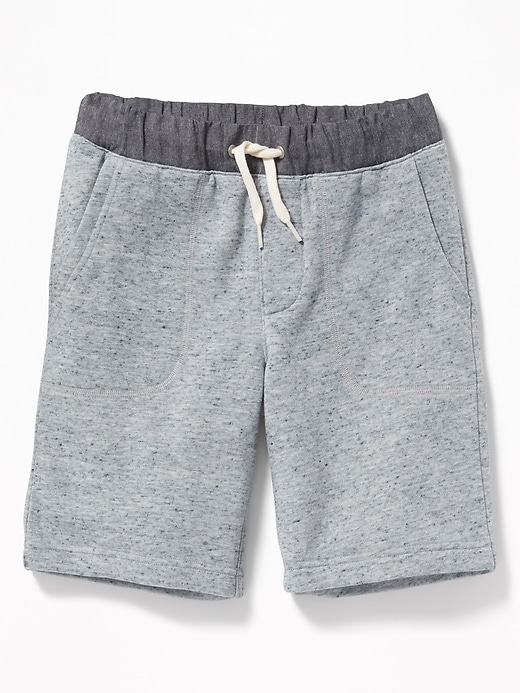 View large product image 1 of 2. Chambray-Waist Shorts For Boys