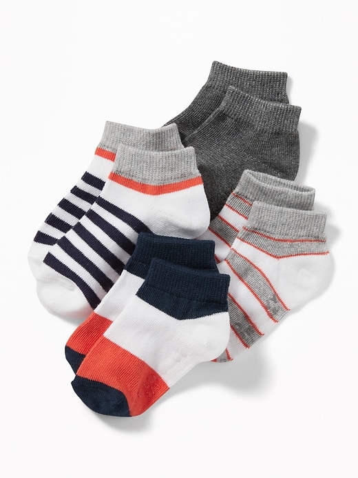 View large product image 1 of 1. Ankle Socks 4-Pack For Toddler & Baby