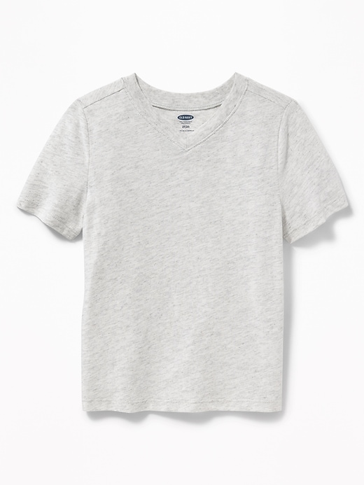 View large product image 1 of 1. Solid V-Neck Tee for Toddler Boys