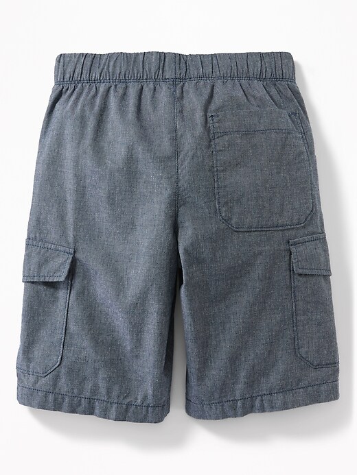 View large product image 2 of 3. Straight Built-In Flex Cargo Shorts For Boys