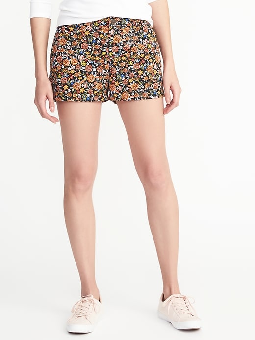 View large product image 1 of 1. Relaxed Mid-Rise Everyday Shorts For Women - 3.5 inch inseam