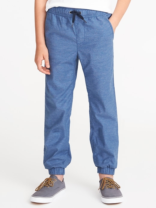 View large product image 1 of 3. Built-In Flex Flat-Front Joggers For Boys
