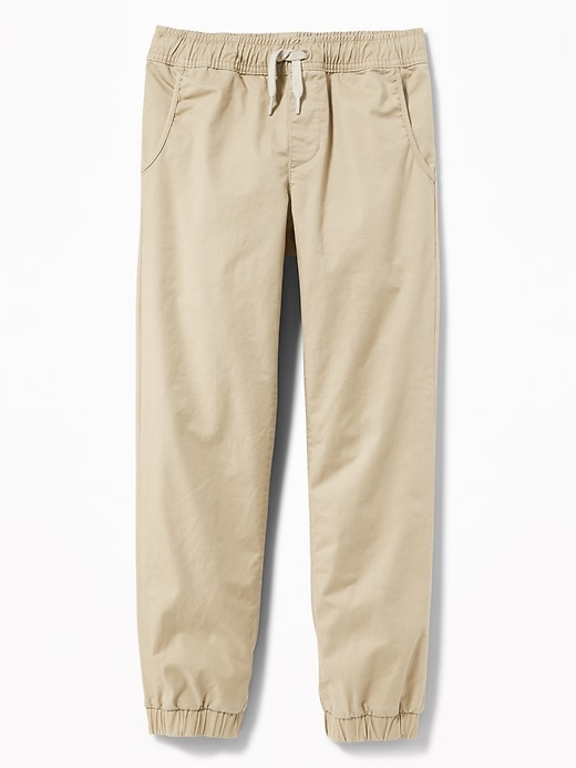 View large product image 2 of 2. Built-In Flex Twill Joggers For Boys