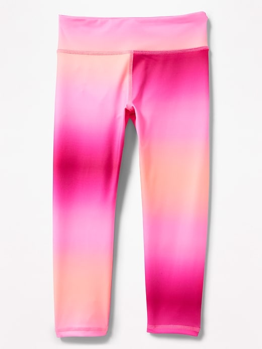 View large product image 1 of 1. Ombré Cropped Performance Leggings for Girls