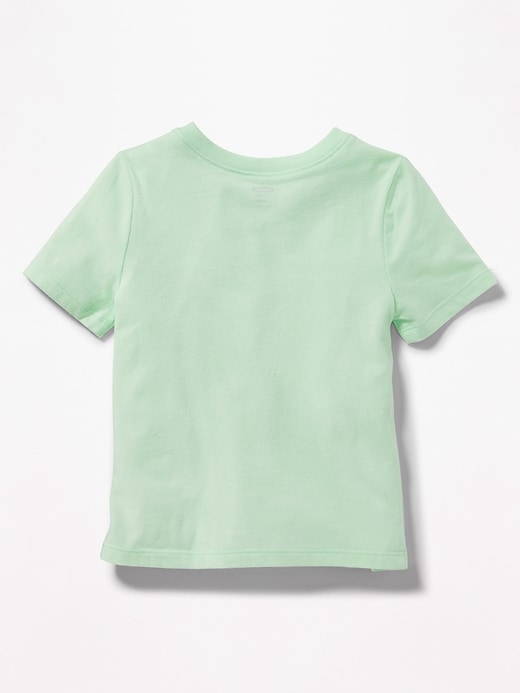 View large product image 2 of 2. Solid V-Neck Tee for Toddler Boys