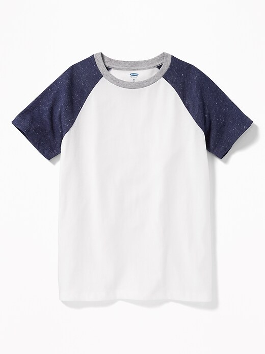View large product image 1 of 3. Softest Raglan-Sleeve Tee For Boys