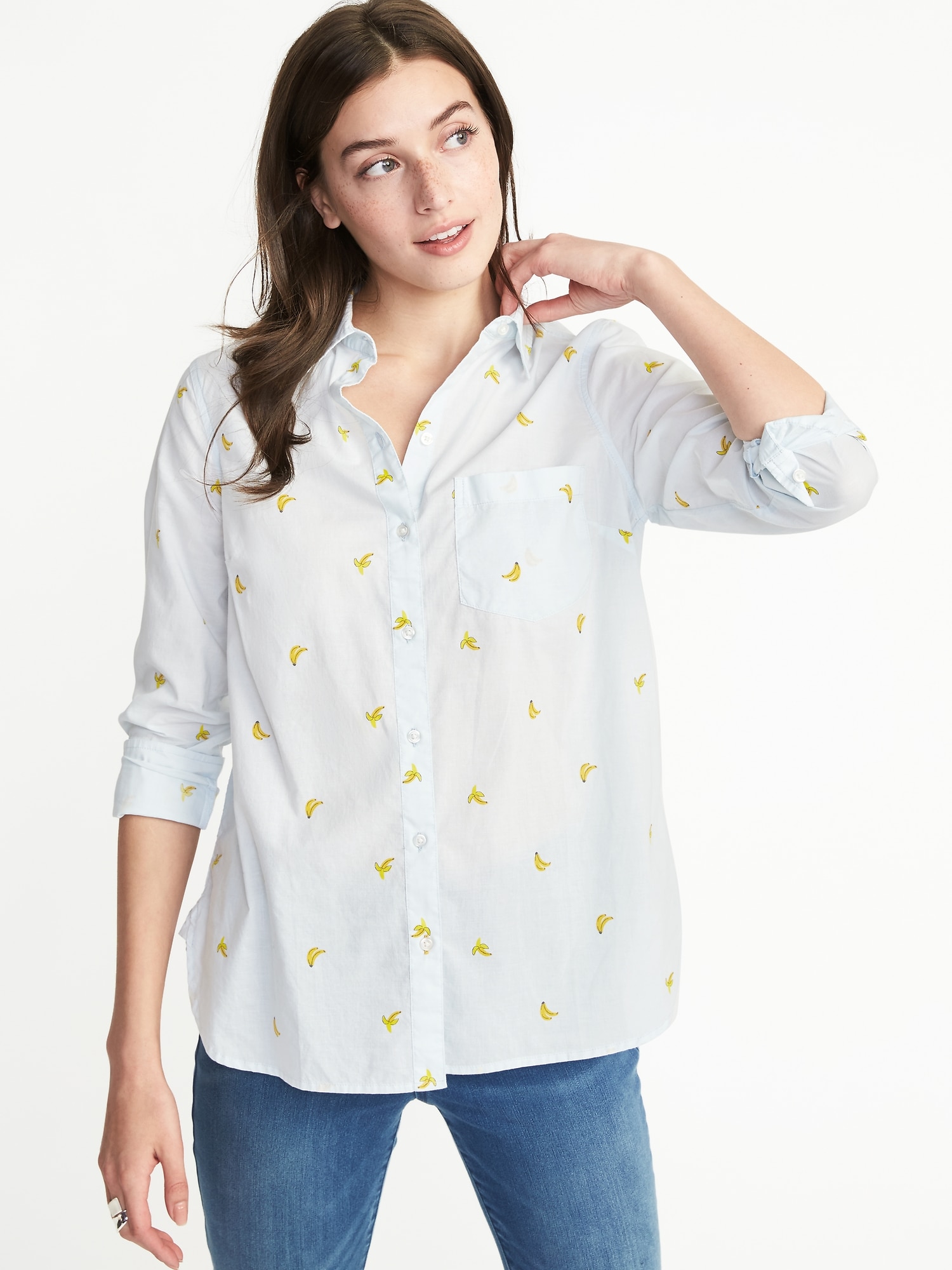 old navy banana shirt