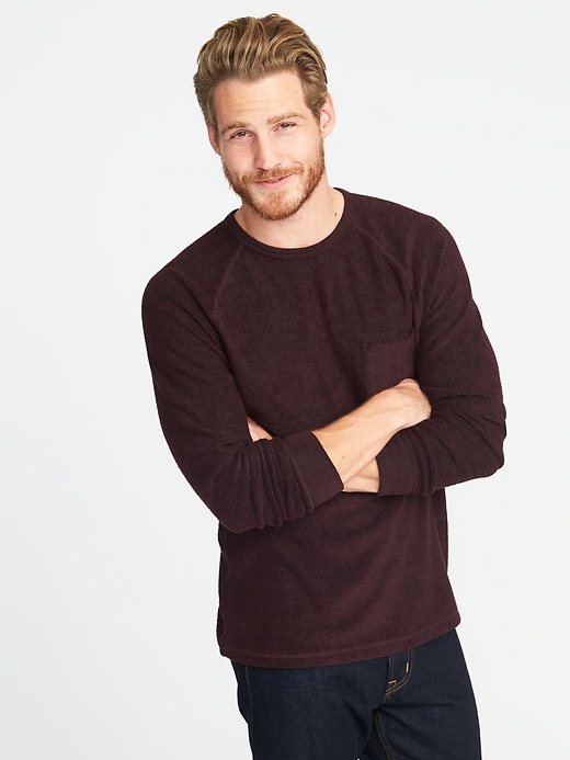 Image number 4 showing, Sweater-Knit Raglan-Sleeve Tee