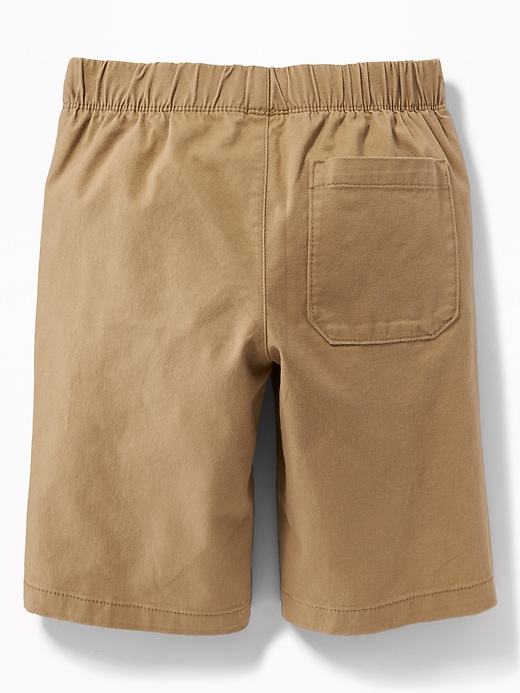 View large product image 2 of 3. Built-In Flex Twill Jogger Shorts For Boys