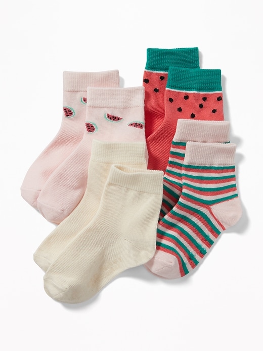 View large product image 1 of 1. Crew Socks 4-Pack For Toddler & Baby