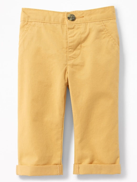 View large product image 1 of 1. Skinny Pop-Color Twill Khakis for Baby