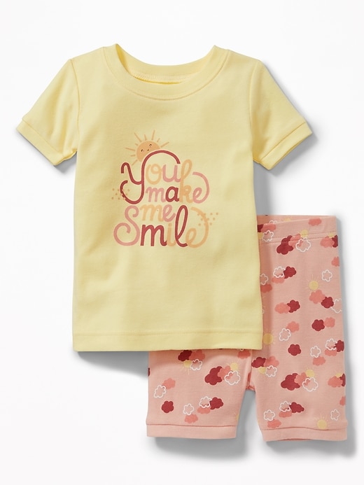 View large product image 1 of 1. "You Make Me Smile" Sleep Set for Toddler & Baby
