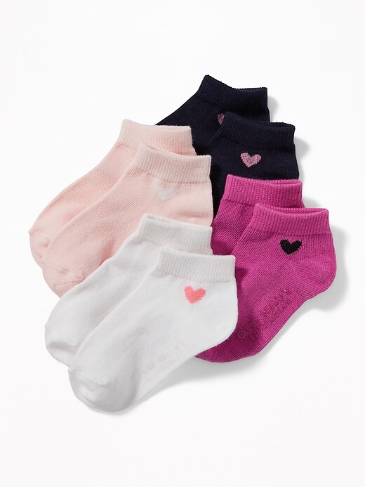 View large product image 1 of 1. Ankle Socks 4-Pack For Toddler Girls & Baby
