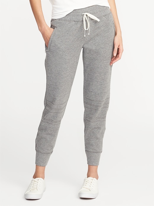 Mid-Rise Moto Performance Joggers for Women | Old Navy