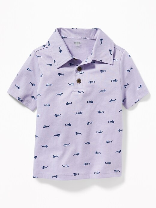 Printed Jersey Polo for Toddler Boys | Old Navy