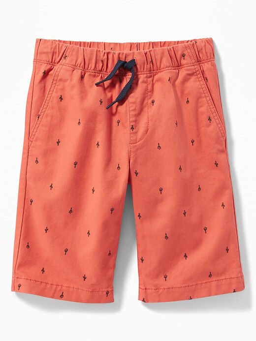 View large product image 1 of 1. Built-In Flex Twill Jogger Shorts For Boys