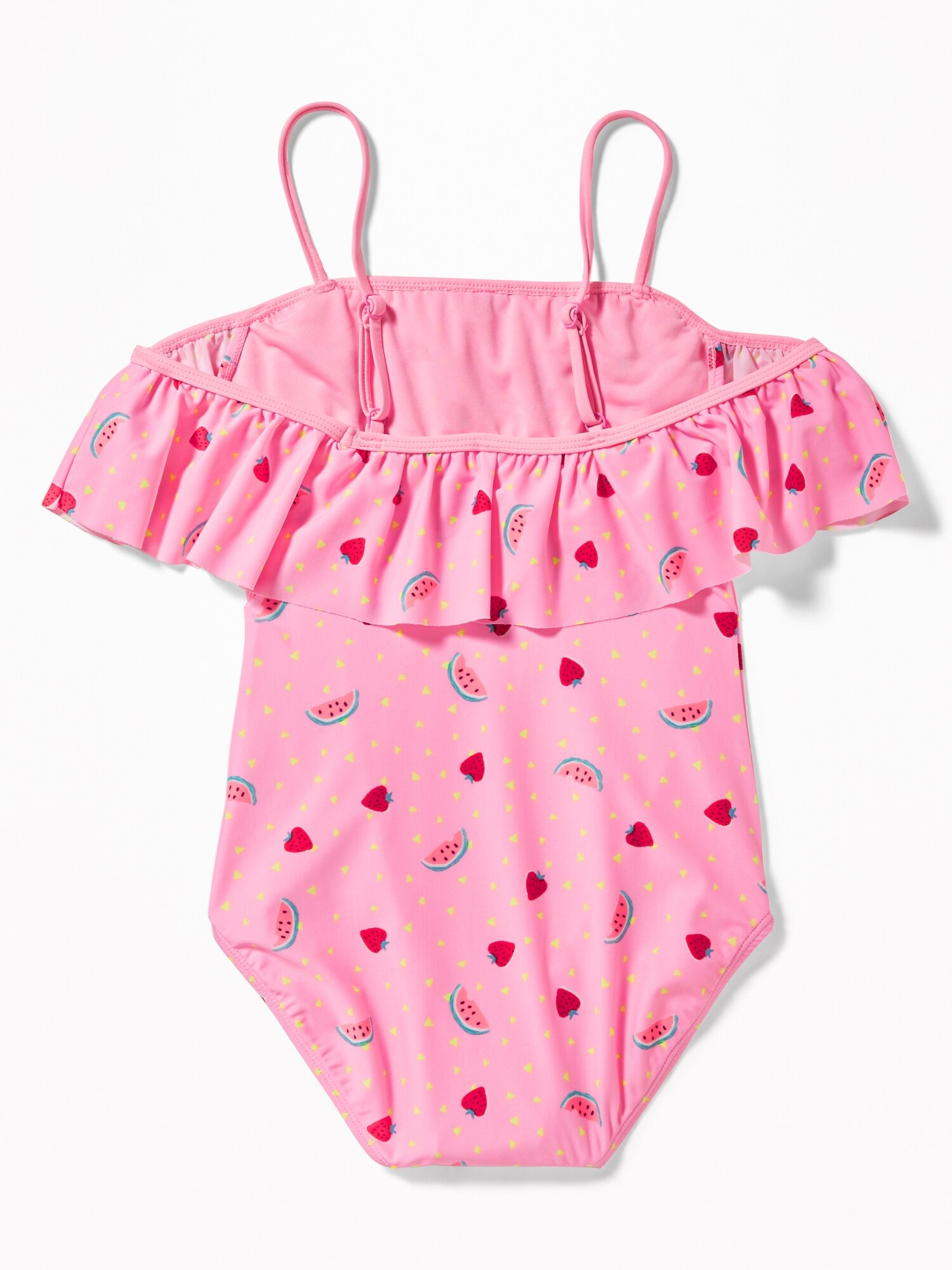 Ruffled Fruit-Print Swimsuit for Girls | Old Navy