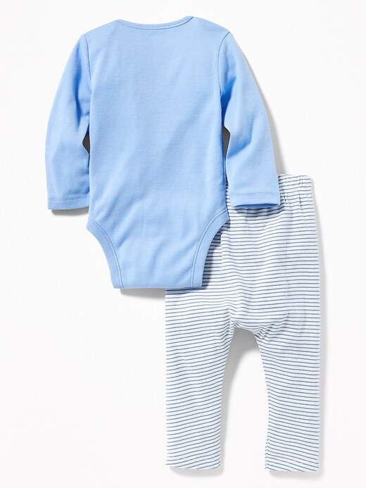 View large product image 2 of 2. "Chicks Love Me" Bodysuit & Jersey Pants Set for Baby