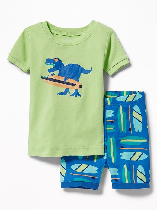 View large product image 1 of 1. Dinosaur-Surfer Sleep Set for Toddler Boys & Baby