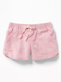 View large product image 3 of 3. Striped Seersucker Shorts for Girls