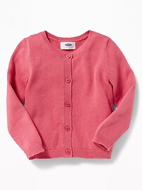 View large product image 4 of 4. Crew-Neck Cardi for Toddler Girls