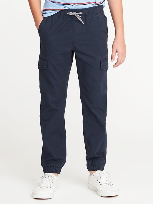View large product image 1 of 3. Built-In Flex Ripstop Cargo Joggers For Boys