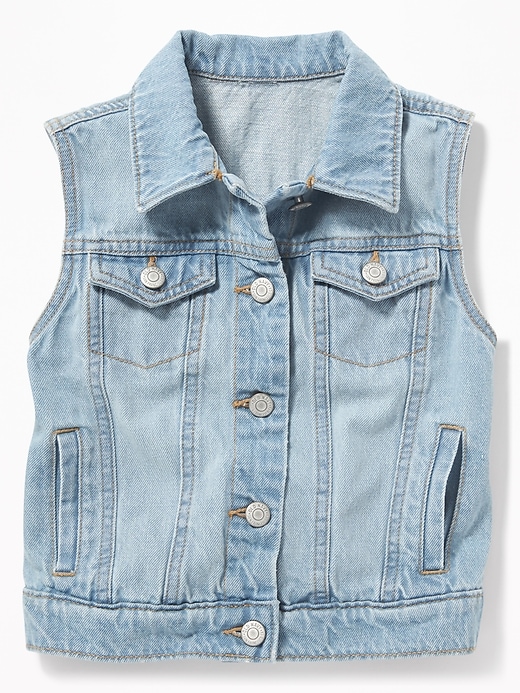 Light-Wash Denim Vest for Girls | Old Navy