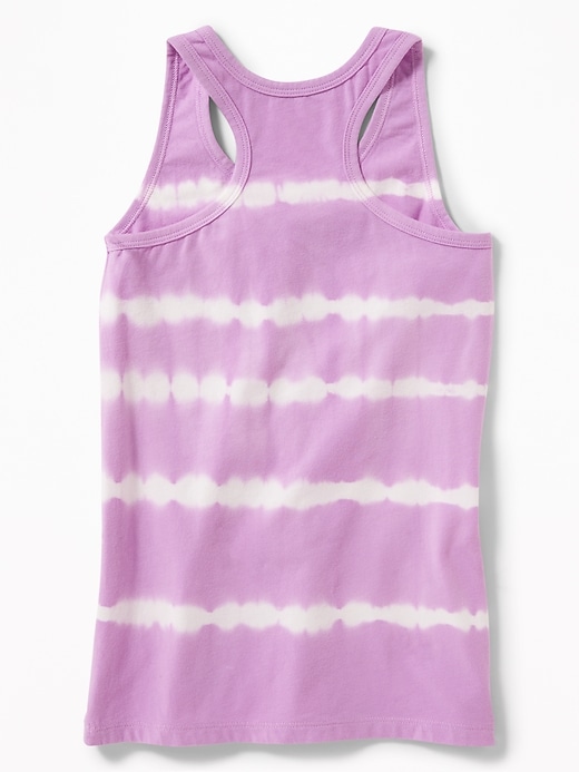 View large product image 2 of 3. Fitted Racerback Tank for Girls