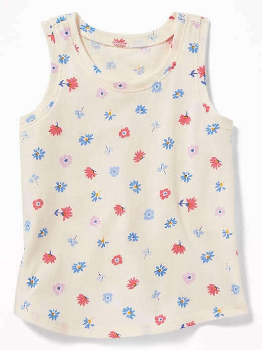 View large product image 1 of 2. Printed Jersey Tank for Toddler Girls