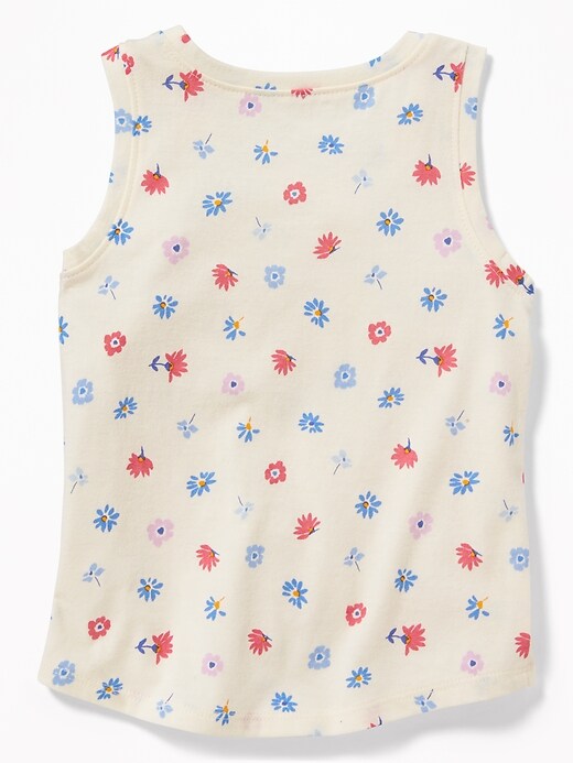 View large product image 2 of 2. Printed Jersey Tank for Toddler Girls
