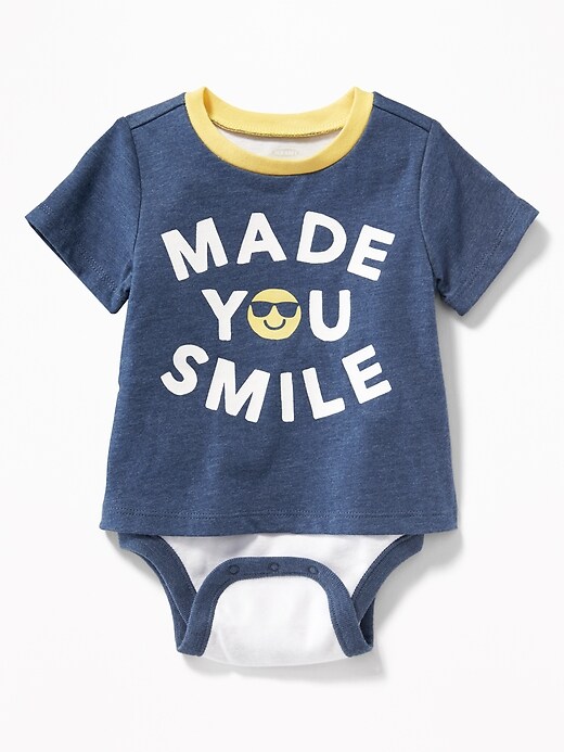 2-in-1 Graphic Bodysuit For Baby | Old Navy