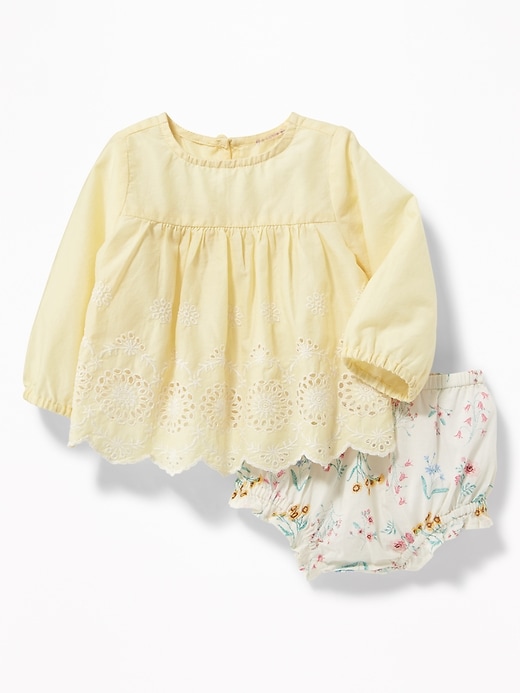View large product image 1 of 2. Babydoll Blouse & Bloomers Set for Baby