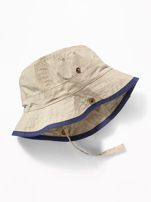 View large product image 1 of 1. Canvas Bucket Hat for Baby