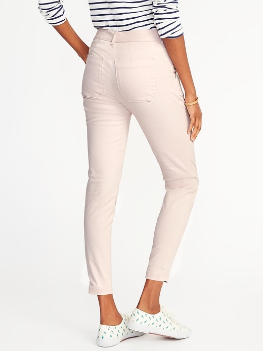 View large product image 2 of 3. Mid-Rise Utility Pixie Chinos for Women