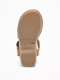 View large product image 4 of 4. Faux-Leather Cut-Out Clogs For Toddler Girls