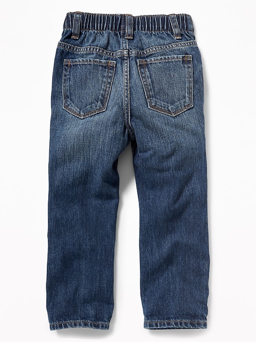 View large product image 2 of 3. Relaxed Rip-&-Repair Jeans for Toddler Boys