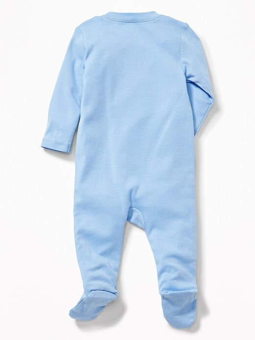 View large product image 2 of 2. Footed One-Piece for Baby