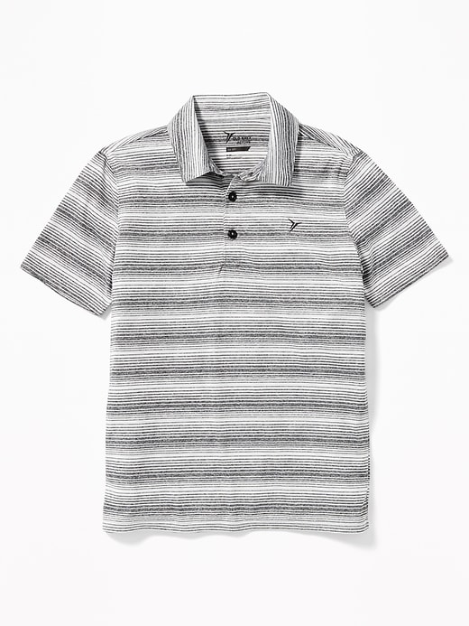 View large product image 1 of 3. Striped Performance Polo for Boys