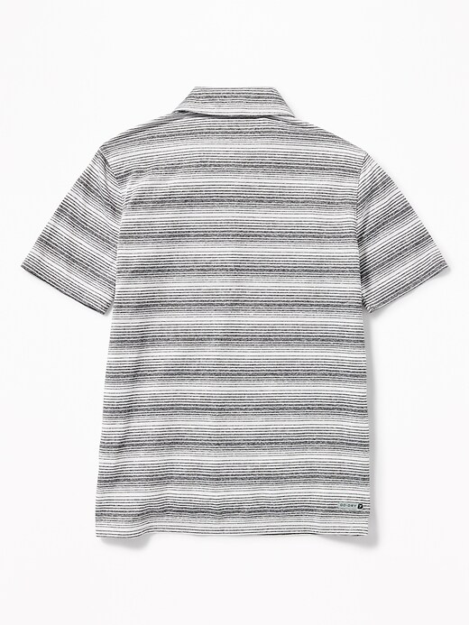 View large product image 2 of 3. Striped Performance Polo for Boys