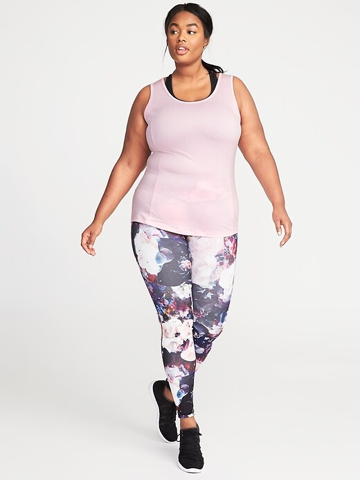 Image number 3 showing, Plus-Size Cross-Back Performance Tank