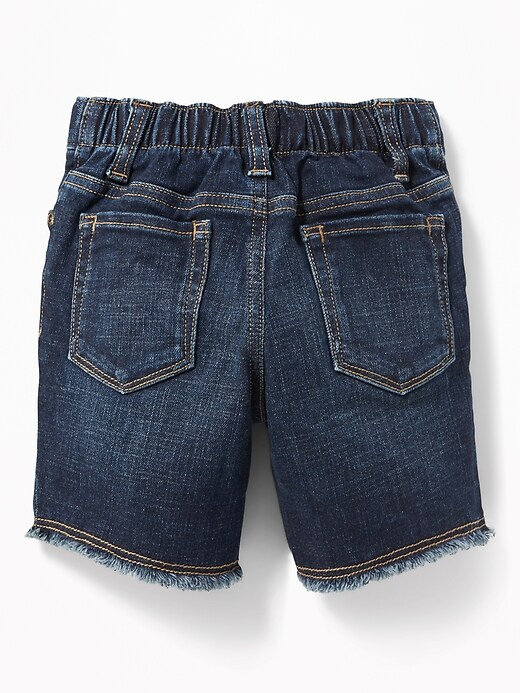 View large product image 2 of 3. Built-In Flex Denim Cut-Offs for Toddler Boys